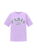 Cotton Women's T-shirt Casual Letters