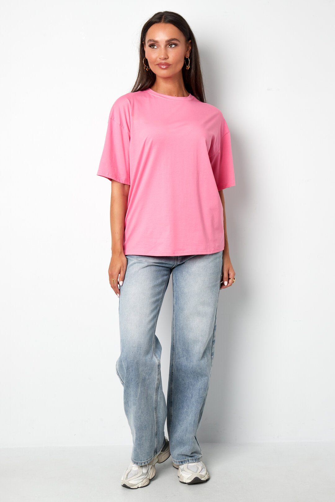 Cotton Women's T-shirt Casual Letters