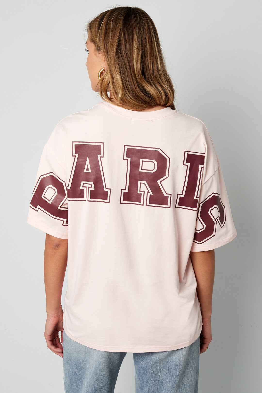 Cotton Women's T-shirt Casual Letters