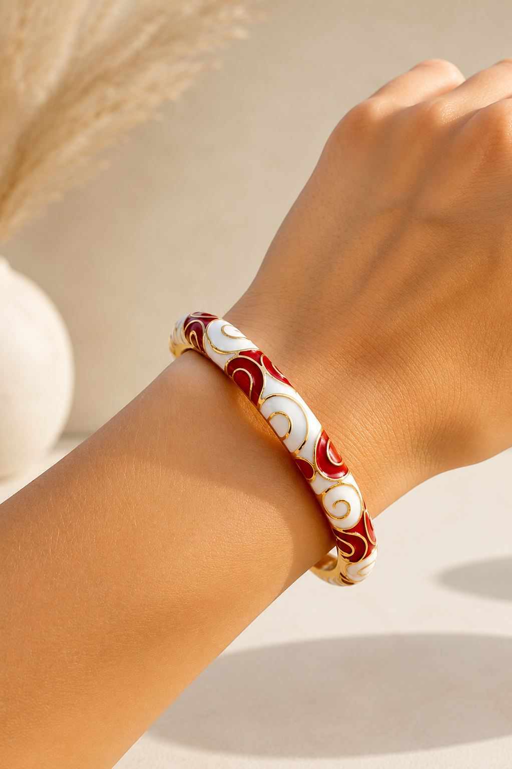 Bracelet Joncs Thaïlandais Laiton - Y Rosa